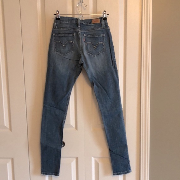 EUC Levi’s Skinny Leg - Low Rise - Women’s/ Junior Size 3 Denim Jeans - Picture 4 of 6